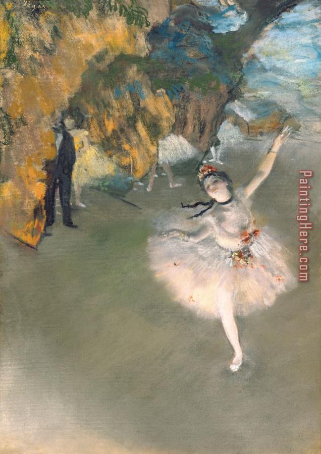 Edgar Degas The Star Or Dancer On The Stage
